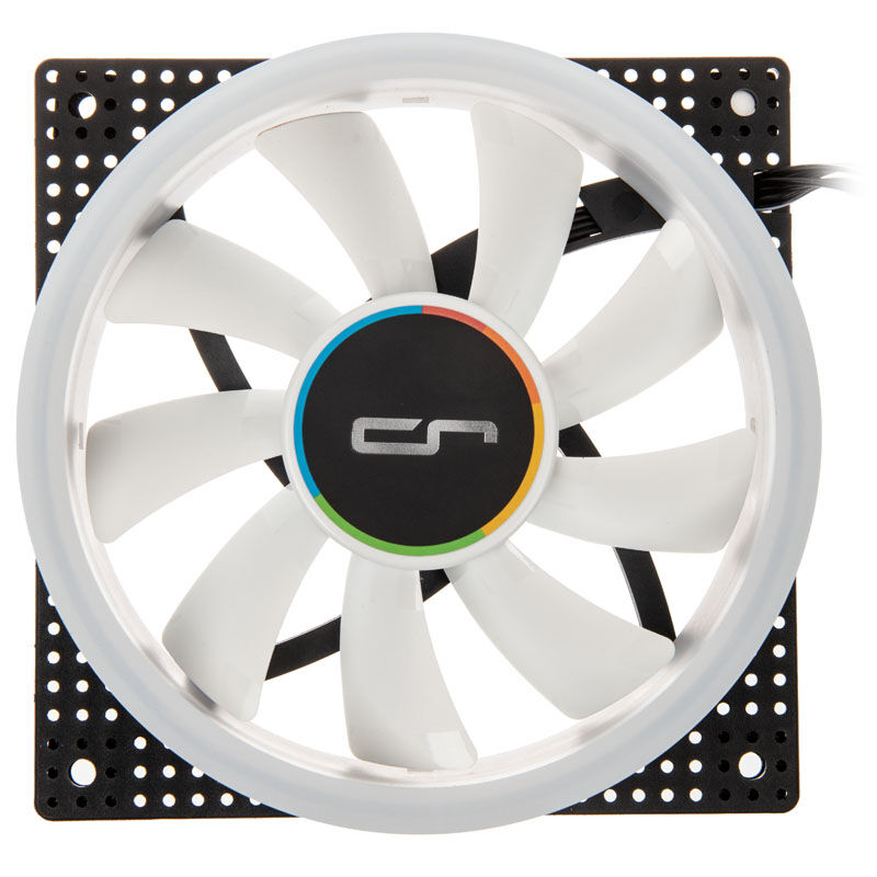 Detaljbilde av Cryorig Crona X PWM vifte 120 mm ARGB hvit