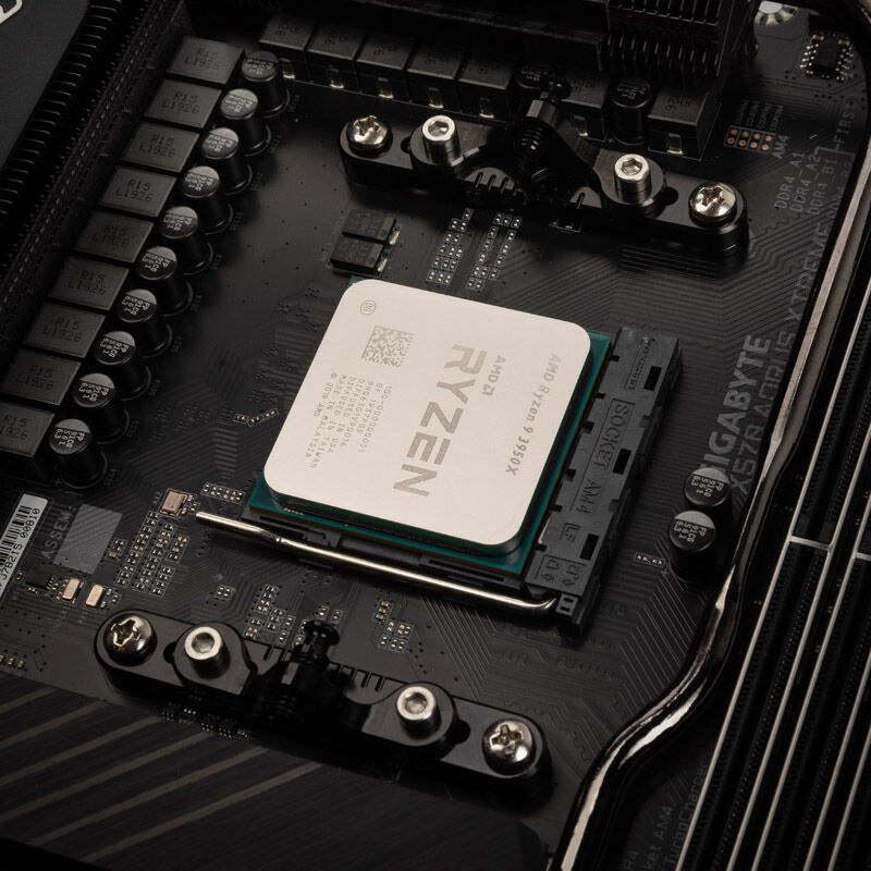 der8auer Ryzen 3000/5000 OC AIO monteringsramme svart montert