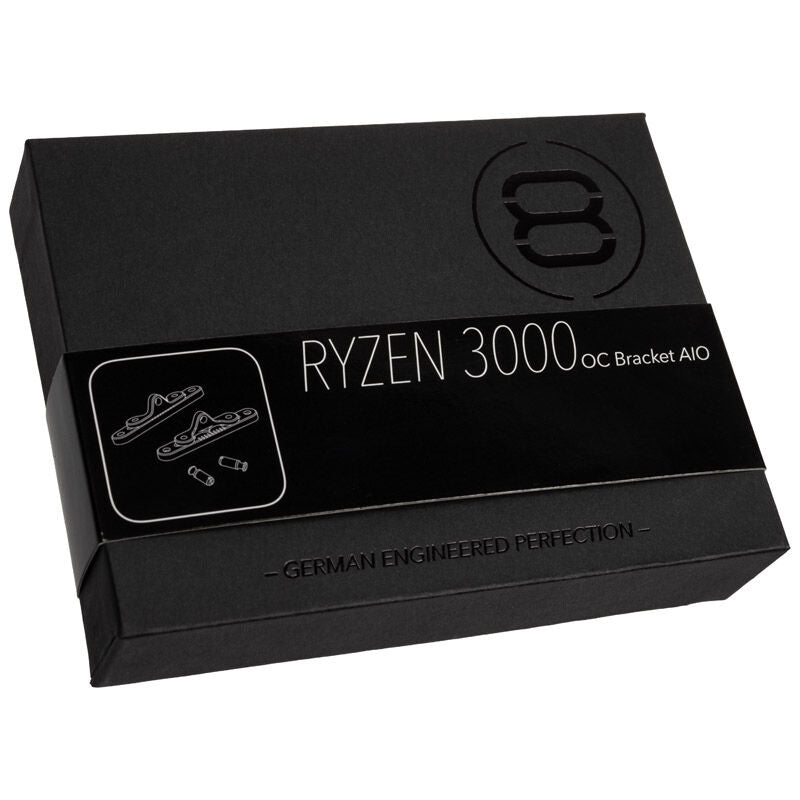der8auer Ryzen 3000/5000 OC AIO monteringsramme svart komponentdetalj