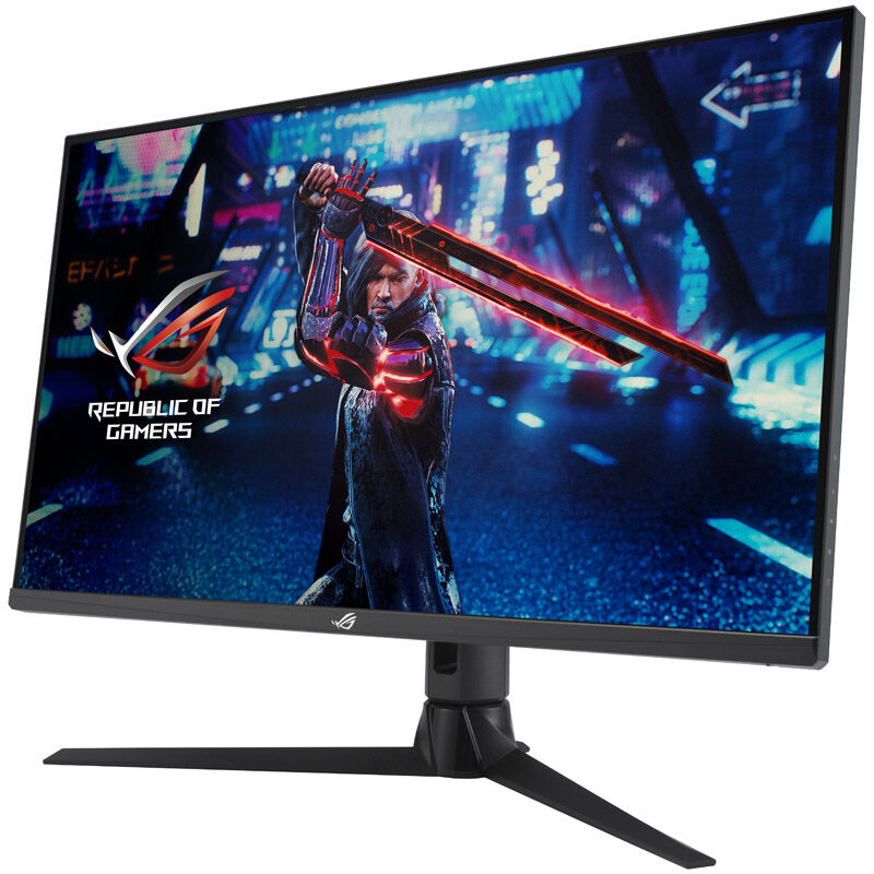 Detalj av ASUS ROG Strix XG32AQ 32" skjermpanel