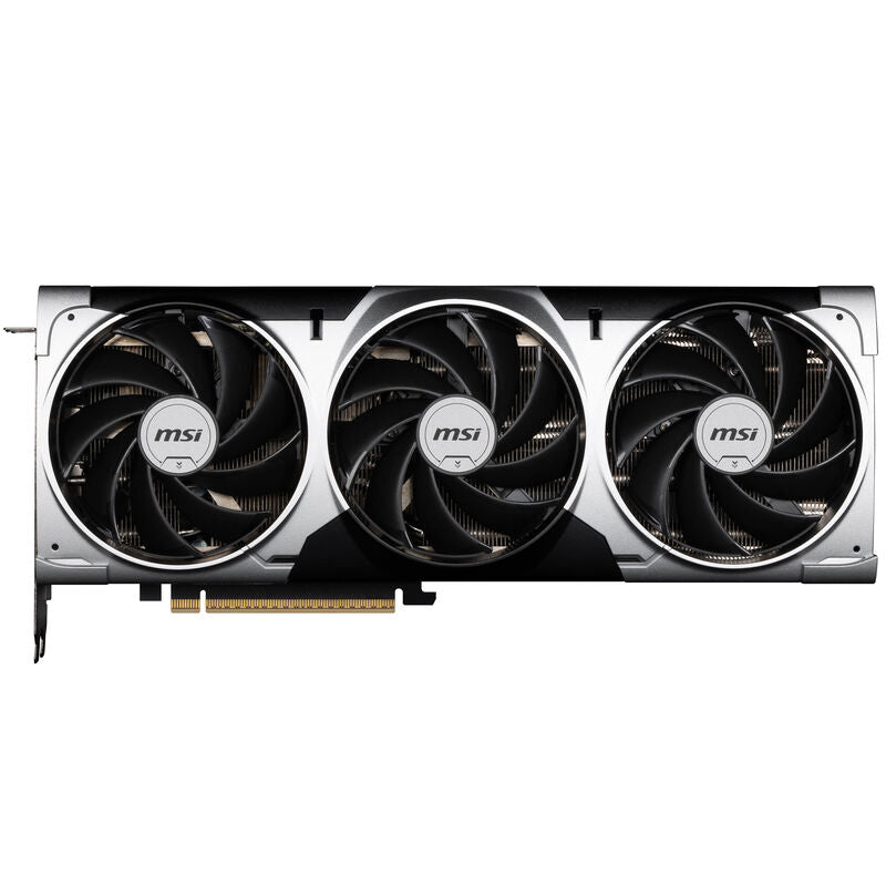 Detalj av MSI GeForce RTX 5070 Ti Ventus 3X OC grafikkort vifte