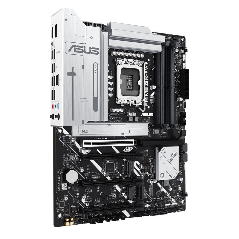 Detalj av PCIe-spor på ASUS Prime Z890-P WiFi hovedkort