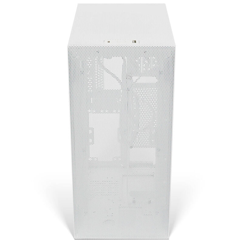 Detalj av SSUPD Meshroom S V2 kabinett Mini ATX Mesh hvit mesh-panel
