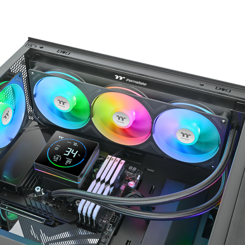 Detaljbilde av Thermaltake TH360-S V3 ARGB Sync AIO vannkjøling vifte