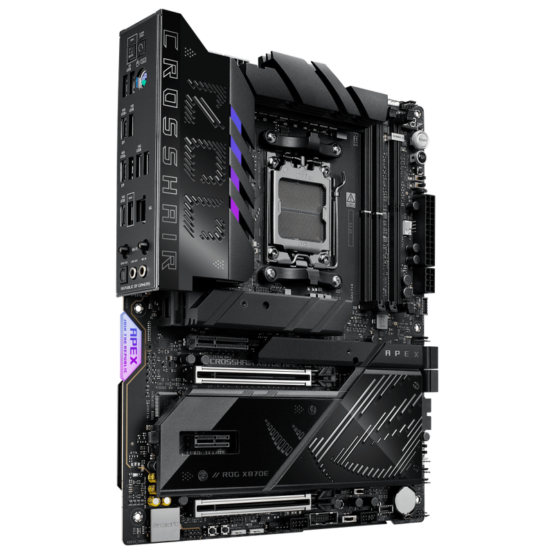 Detaljbilde av ASUS ROG Crosshair X870E APEX hovedkort