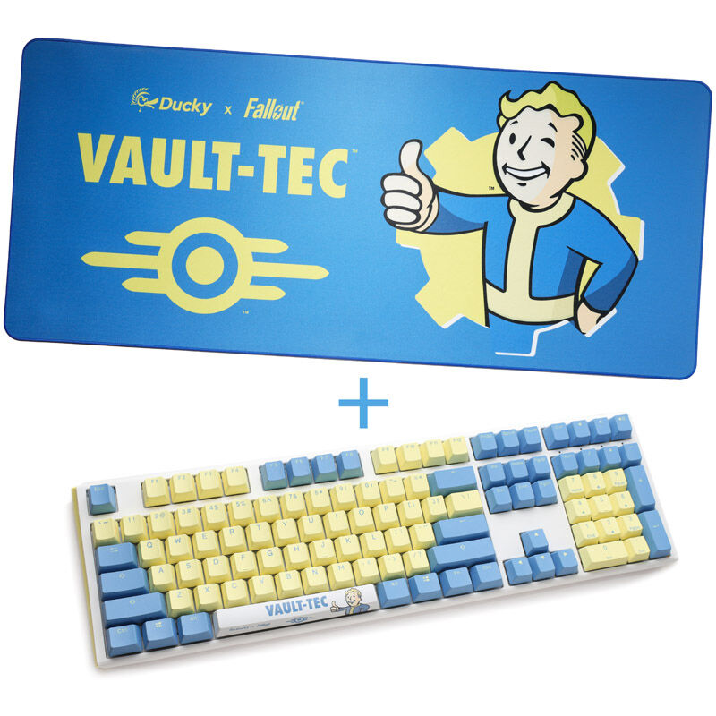 Ducky x Fallout Vault-Tec One 3 gamingtastatur forfra