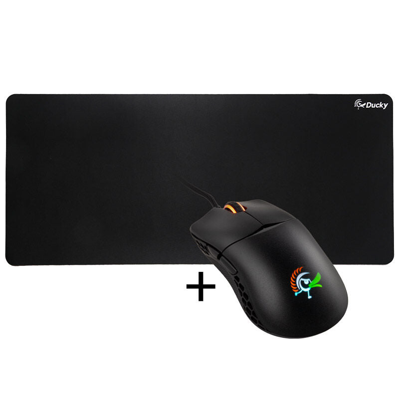 Ducky Feather gamingmus ARGB Huano 16000 DPI forfra
