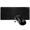 Ducky Feather gamingmus ARGB Huano svart/hvit forfra