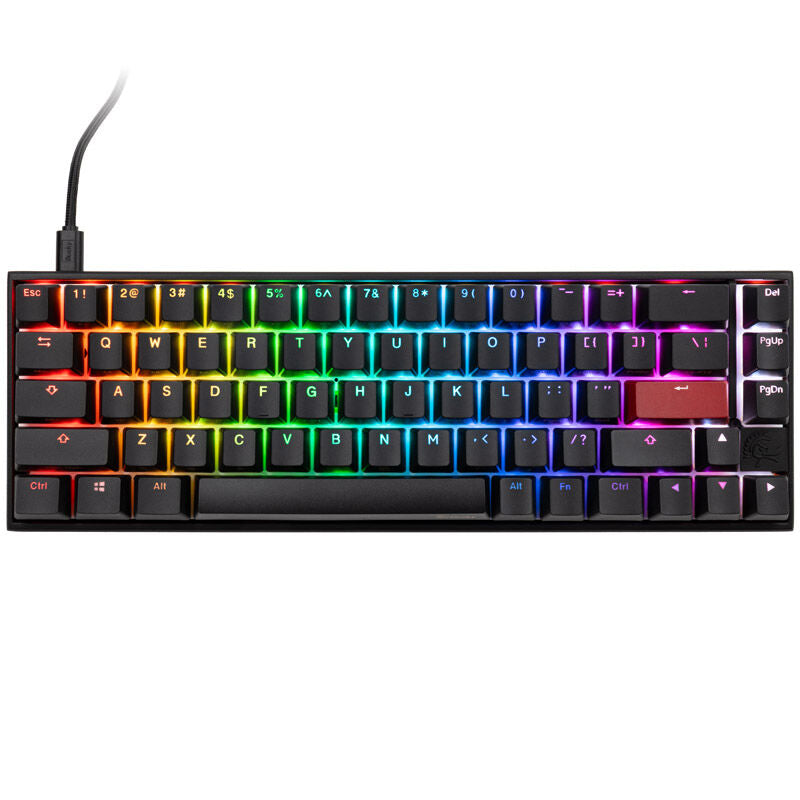 Ducky Mecha Pro SF gamingtastatur 65% aluminium bakside
