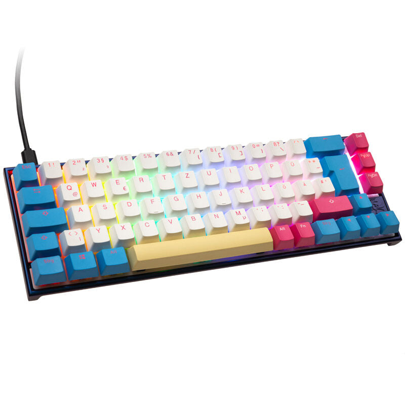 Ducky Mecha SF Limited Dawn Edition gamingtastatur RGB MX-Black forfra