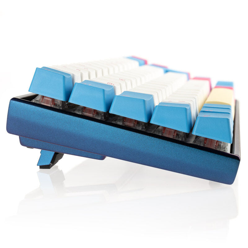 Detalj av Ducky Mecha SF Limited Dawn Edition gamingtastatur RGB MX-Black tastaturhetter