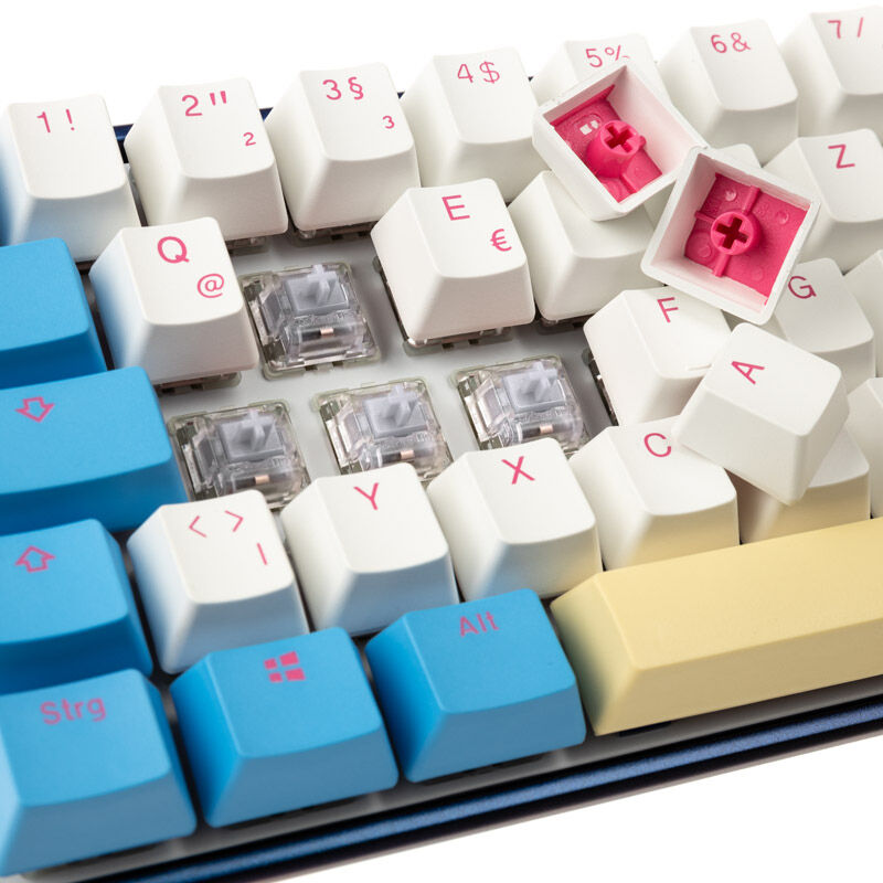 Ducky Mecha SF Limited Dawn Edition gamingtastatur USB-C kabel