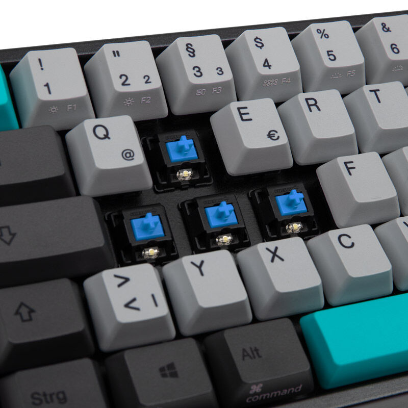 Ducky Miya Pro Moonlight TKL gamingtastatur sideprofil