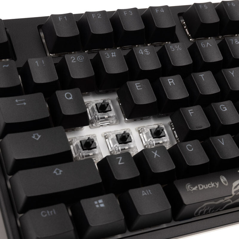 Multimediataster på Ducky One 2 Backlit PBT gamingtastatur RGB MX-Black svart