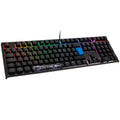 Ducky One 2 Backlit PBT gamingtastatur RGB MX-Nature-White svart forfra