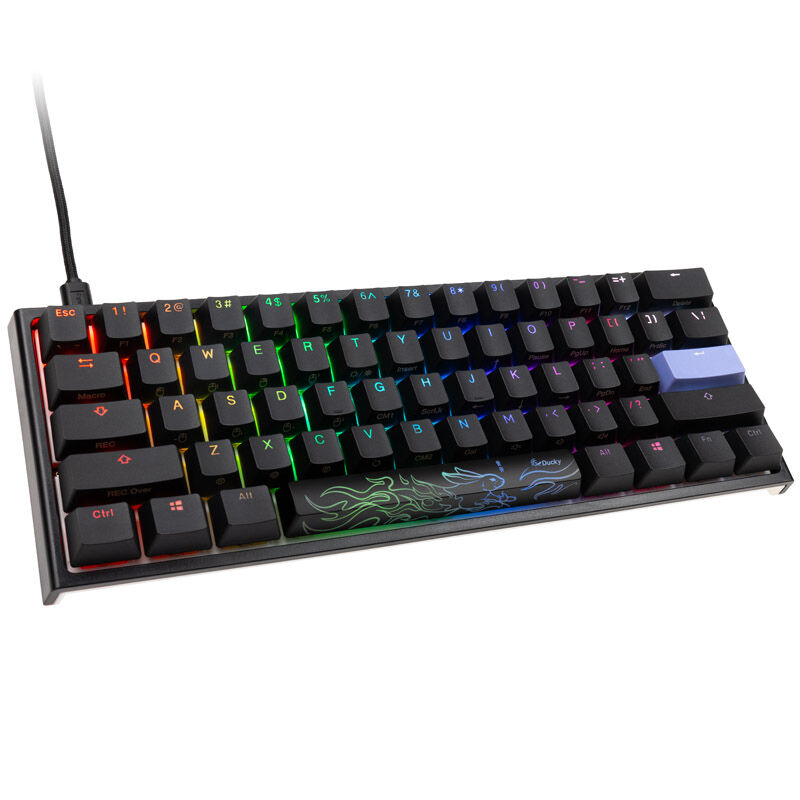 Ducky One 2 Pro Mini gamingtastatur 60 % RGB Cherry MX Blue forfra