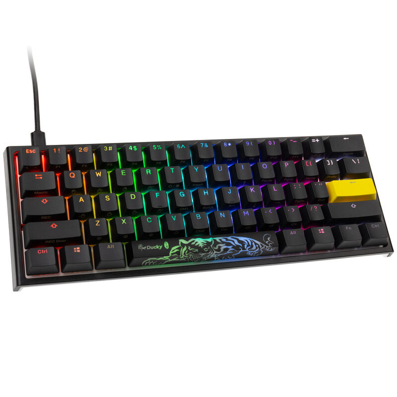 Ducky One 2 Pro Mini gamingtastatur RGB Cherry Silent Red forfra
