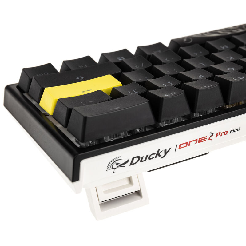 Ducky One 2 Pro Mini gamingtastatur RGB Cherry Silent Red USB-C-tilkobling