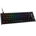 Ducky One 2 SF gamingtastatur MX-Blue RGB 65 % svart forfra