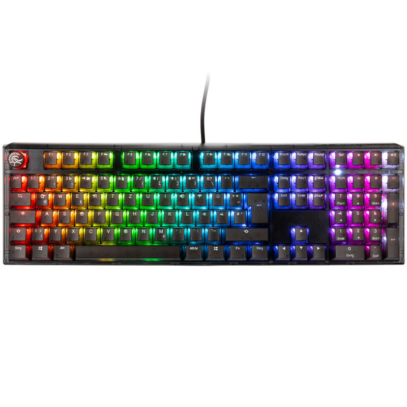 Ducky One 3 Aura Black gamingtastatur RGB mekanisk MX-Red bakside