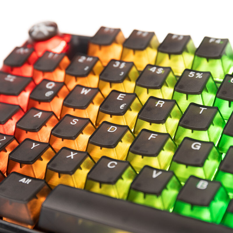 Ducky One 3 Aura Black gamingtastatur RGB mekanisk MX-Red - Ducky