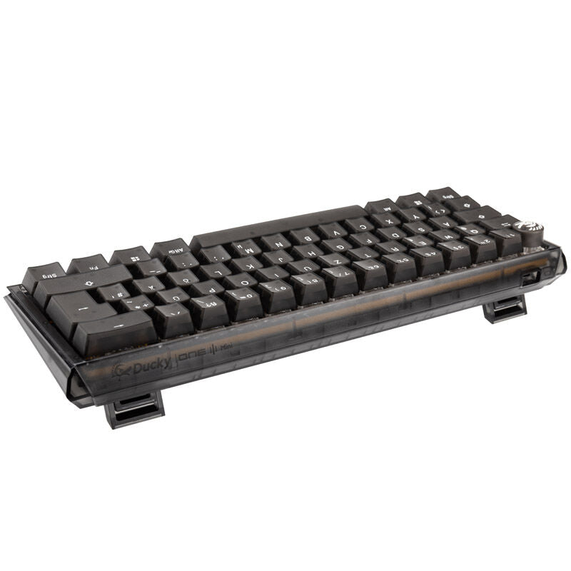 Ducky One 3 Aura Black Mini gamingtastatur RGB MX-Speed-Silver tastaturdetalj