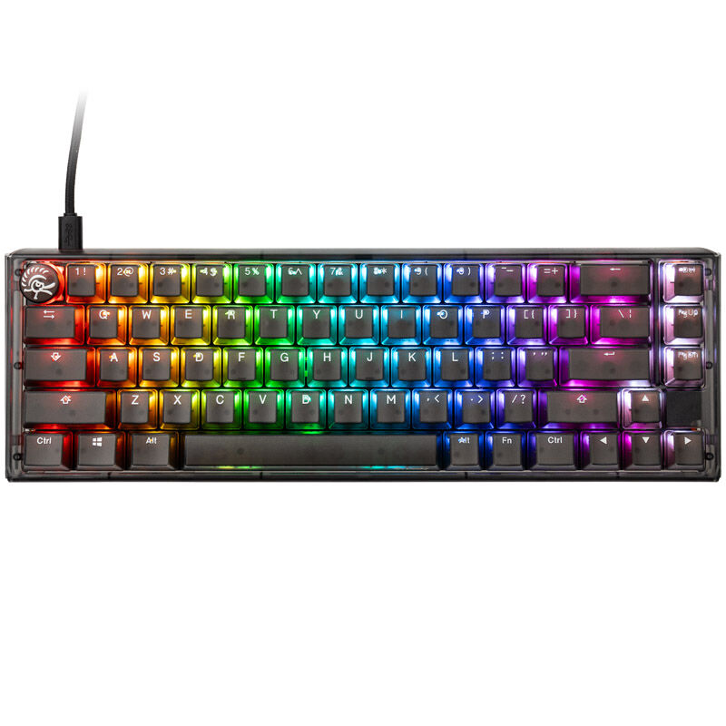 Ducky One 3 Aura Black SF gamingtastatur 65% bakside