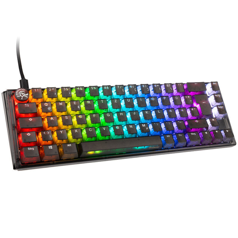 Ducky One 3 Aura Black SF gamingtastatur 65% forfra
