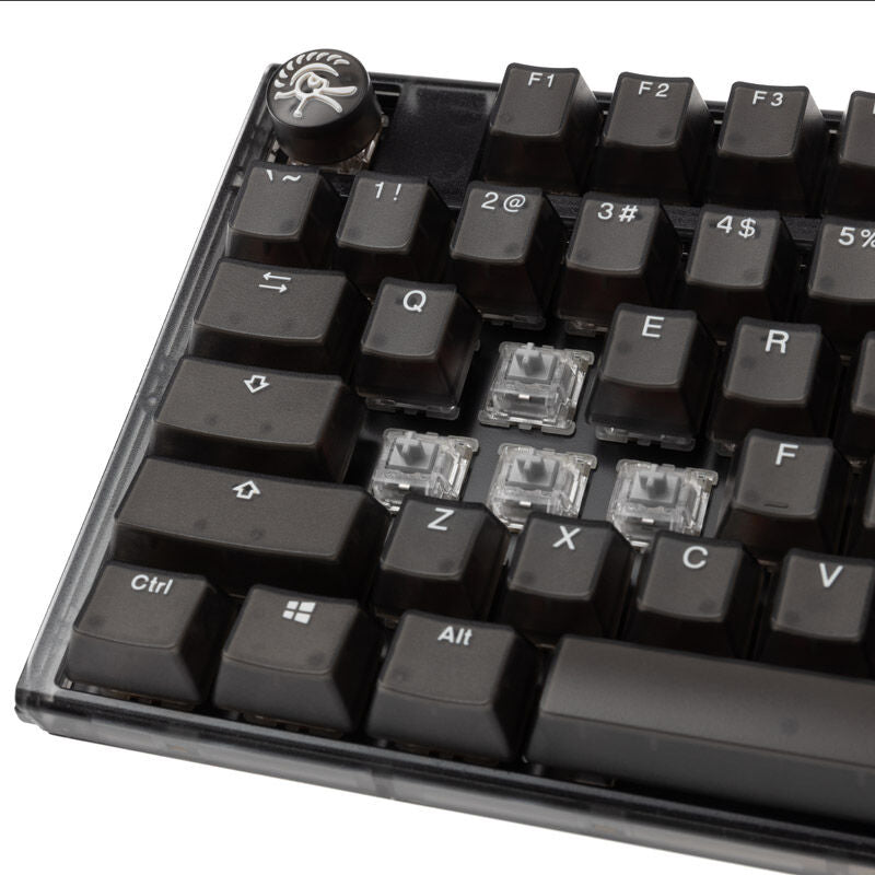 Ducky One 3 Aura Black TKL gamingtastatur RGB detalj av USB-C-kabel