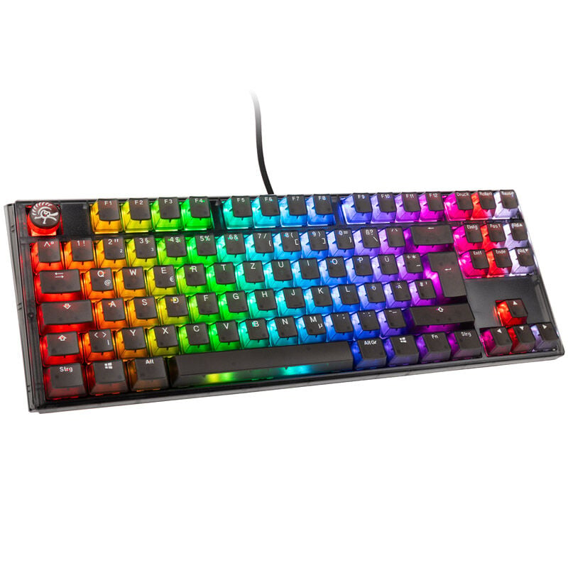 Ducky One 3 Aura Black TKL gamingtastatur RGB forfra