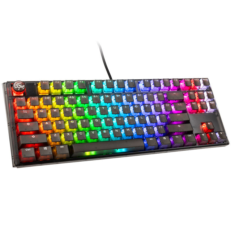 Ducky One 3 Aura Black TKL gamingtastatur RGB forfra