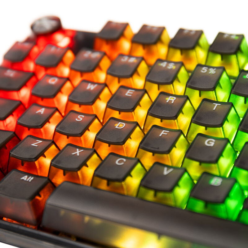 Oversikt over Ducky One 3 Aura Black TKL gamingtastatur RGB med lys