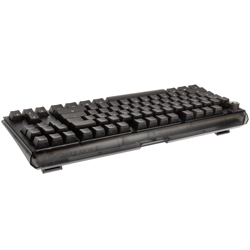 Detalj av Ducky One 3 Aura Black TKL gamingtastatur RGB brytere