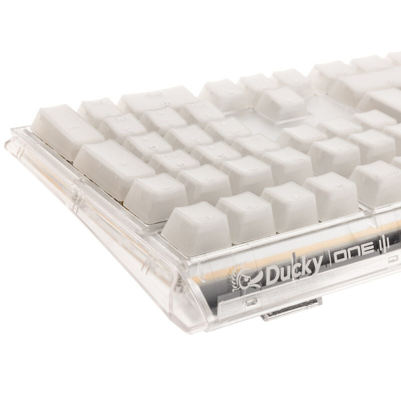 Ducky One 3 Aura White gamingtastatur RGB oversikt over tastaturoppsett