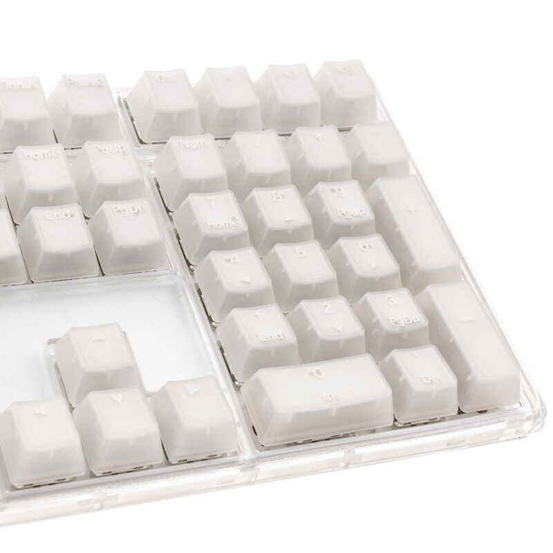 Ducky One 3 Aura White gamingtastatur USB Type C-kabel
