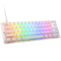 Ducky One 3 Aura White Mini gamingtastatur 60% forfra