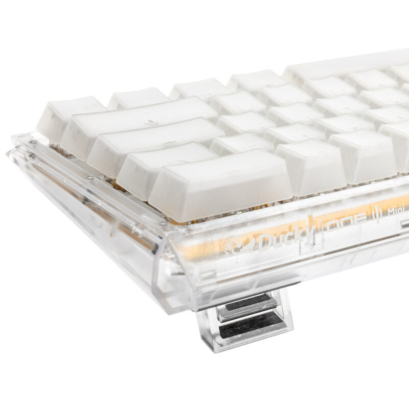 Sideprofil av Ducky One 3 Aura White Mini gamingtastatur 60%