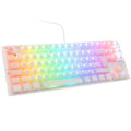 Ducky One 3 Aura White TKL gamingtastatur RGB MX-Red forfra