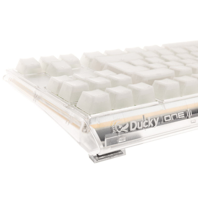 Ducky One 3 Aura White TKL gamingtastatur RGB med USB Type C kabel