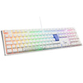 Ducky One 3 Classic Pure White gamingtastatur forfra