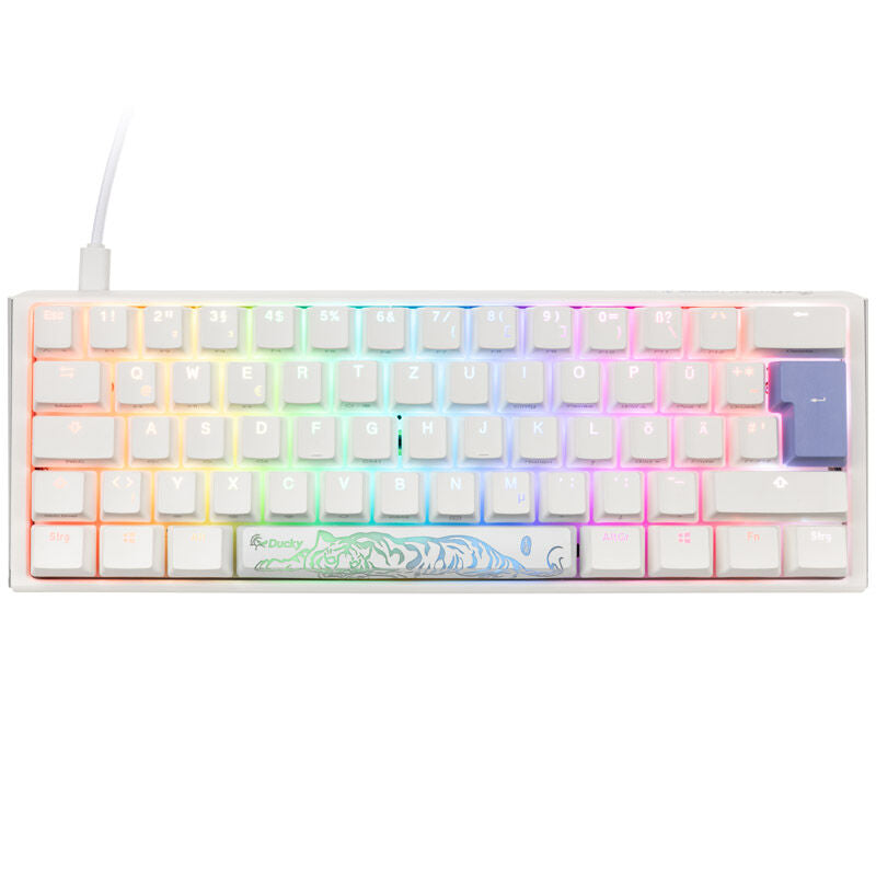 Ducky One 3 Classic Pure White Mini bakside