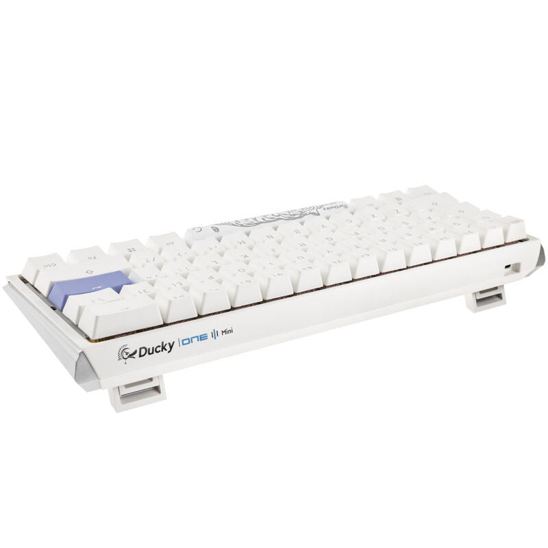 Detalj av Ducky One 3 Classic Pure White Mini gamingtastatur taster
