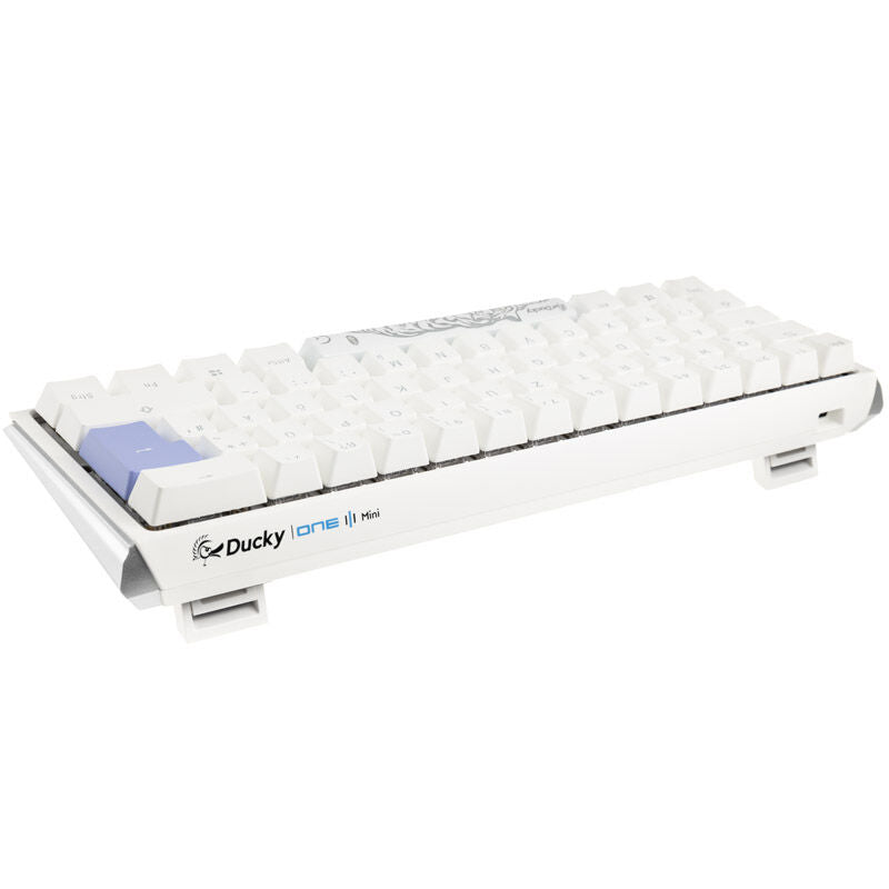 Detalj av taster på Ducky One 3 Classic Pure White Mini