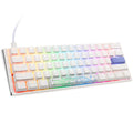 Ducky One 3 Classic Pure White Mini gamingtastatur forfra