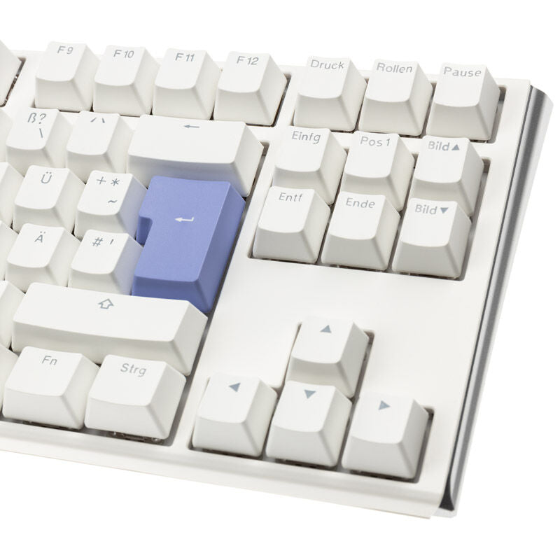 Sideprofil av Ducky One 3 Classic Pure White TKL tastatur