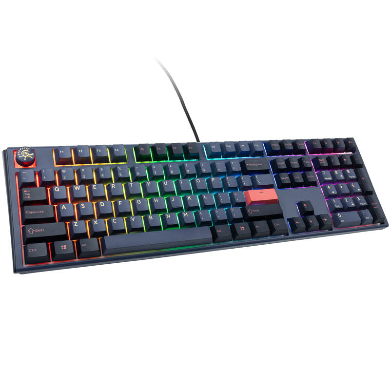 Ducky One 3 Cosmic Blue gamingtastatur forfra