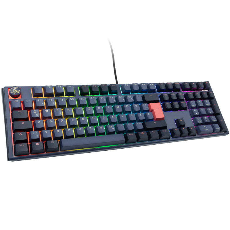 Ducky One 3 Cosmic Blue gamingtastatur forfra