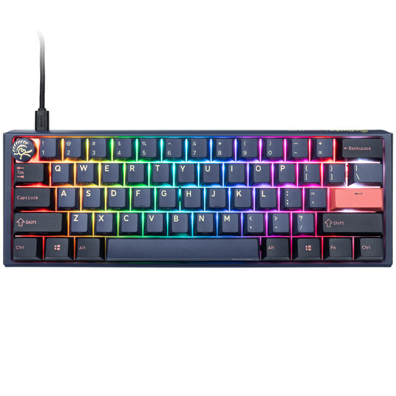 Ducky One 3 Cosmic Blue Mini gamingtastatur bakside