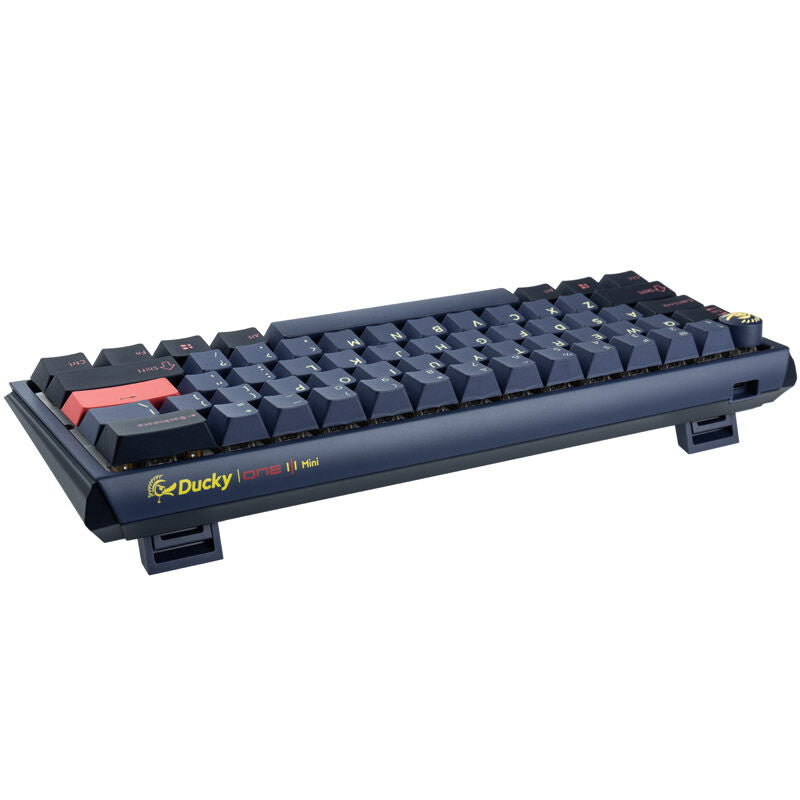 Detalj av Ducky One 3 Cosmic Blue Mini tastaturknapper