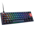 Ducky One 3 Cosmic Blue Mini gamingtastatur 60% forfra
